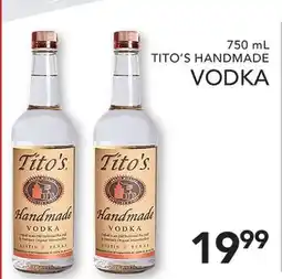 Pete's Fresh Market TITO'S HANDMADE VODKA offer
