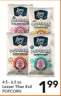 Pete's Fresh Market 4.5 - 6.5 oz. Lesser Than Evil POPCORN offer