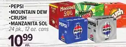 Cermak Fresh Market •PEPSI •MOUNTAIN DEW •CRUSH •MANZANITA SOL offer