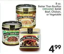 Pete's Fresh Market Better Than Bouillon ORGANIC BASE offer
