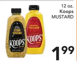 Pete's Fresh Market Koops MUSTARD offer
