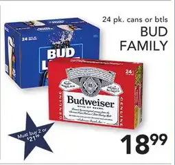 Pete's Fresh Market BUD FAMILY offer