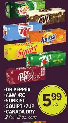 Cermak Fresh Market •DR PEPPER •A&W •RC •SUNKIST •SQUIRT •7UP •CANADA DRY offer