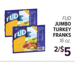 Cermak Fresh Market FUD JUMBO TURKEY FRANKS offer