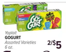 Cermak Fresh Market Yoplait GOGURT offer