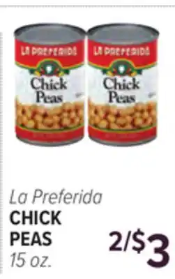 Cermak Fresh Market La Preferida CHICK PEAS offer