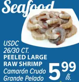 Cermak Fresh Market USDC 26/30 CT. PEELED LARGE RAW SHRIMP offer