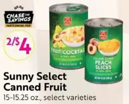 Save Mart Sunny Select Canned Fruit offer