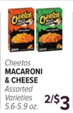 Cermak Fresh Market Cheetos MACARONI & CHEESE offer