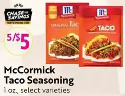 Save Mart McCormick Taco Seasoning offer