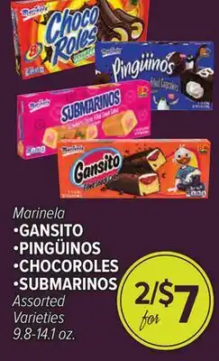 Cermak Fresh Market Marinela •GANSITO •PINGÜINOS •CHOCOROLES •SUBMARINOS offer