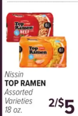 Cermak Fresh Market Nissin TOP RAMEN offer