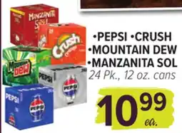 Cermak Fresh Market PEPSI • CRUSH • MOUNTAIN DEW • MANZANITA SOL offer