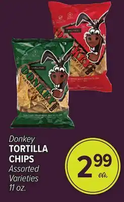 Cermak Fresh Market Donkey TORTILLA CHIPS offer