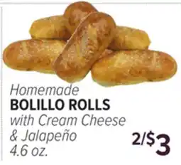 Cermak Fresh Market Homemade BOLILLO ROLLS with Cream Cheese & Jalapeño offer