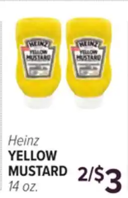 Cermak Fresh Market Heinz YELLOW MUSTARD offer
