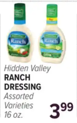 Cermak Fresh Market Hidden Valley RANCH DRESSING offer