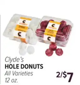 Cermak Fresh Market Clyde's HOLE DONUTS offer