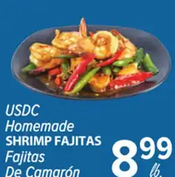 Cermak Fresh Market USDC Homemade SHRIMP FAJITAS offer