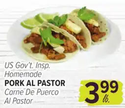 Cermak Fresh Market US Gov't. Insp. Homemade PORK AL PASTOR offer