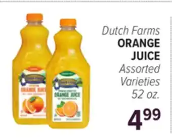 Cermak Fresh Market Dutch Farms ORANGE JUICE offer