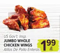 Cermak Fresh Market US Gov't. Insp. JUMBO WHOLE CHICKEN WINGS offer