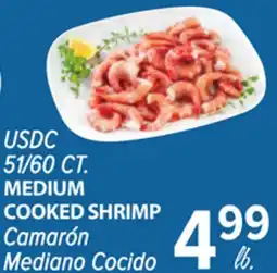 Cermak Fresh Market USDC 51/60 CT. MEDIUM COOKED SHRIMP offer