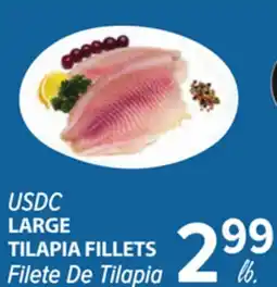 Cermak Fresh Market USDC LARGE TILAPIA FILLETS offer