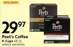 Save Mart Peets Coffee K Cups offer