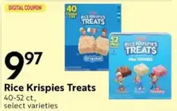 Save Mart Rice Krispies Treats offer
