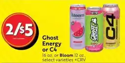 Save Mart Ghost Energy or C4 offer