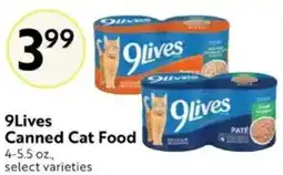 Save Mart 9Lives Canned Cat Food offer