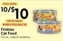 Save Mart Friskies Cat Food offer