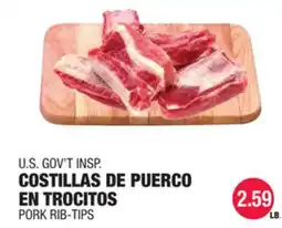 Carnicerias Jimenez U.S. GOV'T INSP. COSTILLAS DE PUERCO EN TROCITOS offer