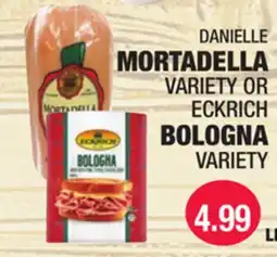 Carnicerias Jimenez DANIELLE MORTADELLA VARIETY OR ECKRICH BOLOGNA VARIETY offer