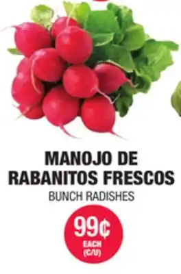Carnicerias Jimenez MANOJO DE RABANITOS FRESCOS offer