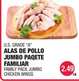 Carnicerias Jimenez U.S. GRADE A ALAS DE POLLO JUMBO PAquete FAMILIAR offer