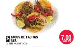 Carnicerias Jimenez (3) BEEF FAJITAS TACOS offer