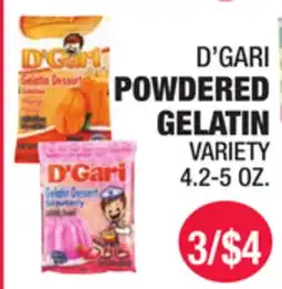 Carnicerias Jimenez D'GARI POWDERED GELATIN offer