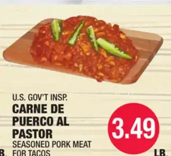 Carnicerias Jimenez U.S. GOV'T INSP. CARNE DE PUERCO AL PASTOR offer