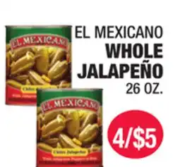 Carnicerias Jimenez EL MEXICANO WHOLE JALAPEÑO offer