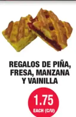 Carnicerias Jimenez REGALOS DE PIÑA, FRESA, MANZANA Y VAINILLA offer