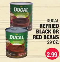 Carnicerias Jimenez DUCAL REFRIED BLACK OR RED BEANS offer