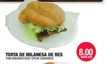 Carnicerias Jimenez TORTA DE MILANESA DE RES offer