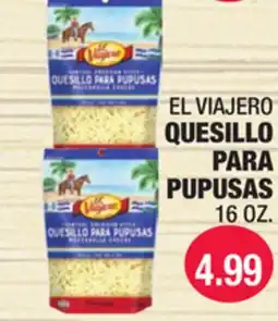 Carnicerias Jimenez EL VIAJERO QUESILLO PARA PUPUSAS offer