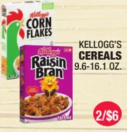Carnicerias Jimenez KELLOGG'S CEREALS offer