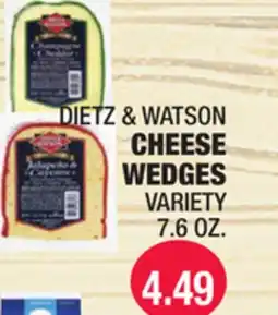 Carnicerias Jimenez DIETZ & WATSON CHEESE WEDGES VARIETY offer