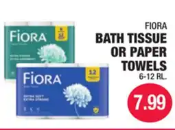 Carnicerias Jimenez FIORA BATH TISSUE OR PAPER TOWELS offer