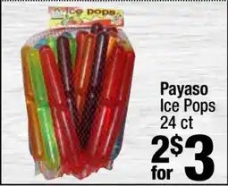 Super King Markets Payaso Ice Pops offer