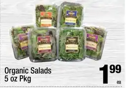 Super King Markets Organic Salads offer